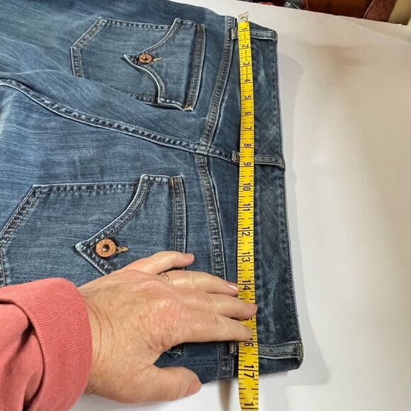 Gap vintage Curvy flare leg size 12L regular wash jeans. 32.5” inseam. - Picture 6 of 9